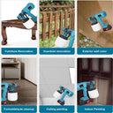 800ML Electric Spray Gun Cordless Paint Sprayer 21V Tool