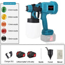800ML Electric Spray Gun Cordless Paint Sprayer 21V Tool