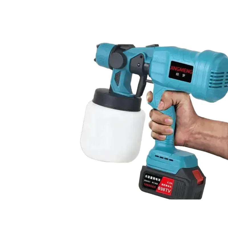 Cordless Electric Paint Sprayer Tool Portable - 1 Big Battery 1 Plug EU Plug product image