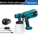 800ML Electric Spray Gun Cordless Paint Sprayer For Makita