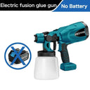 800ML Electric Spray Gun Cordless Paint Sprayer For Makita