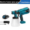 800ML Electric Spray Gun Cordless Paint Sprayer For Makita