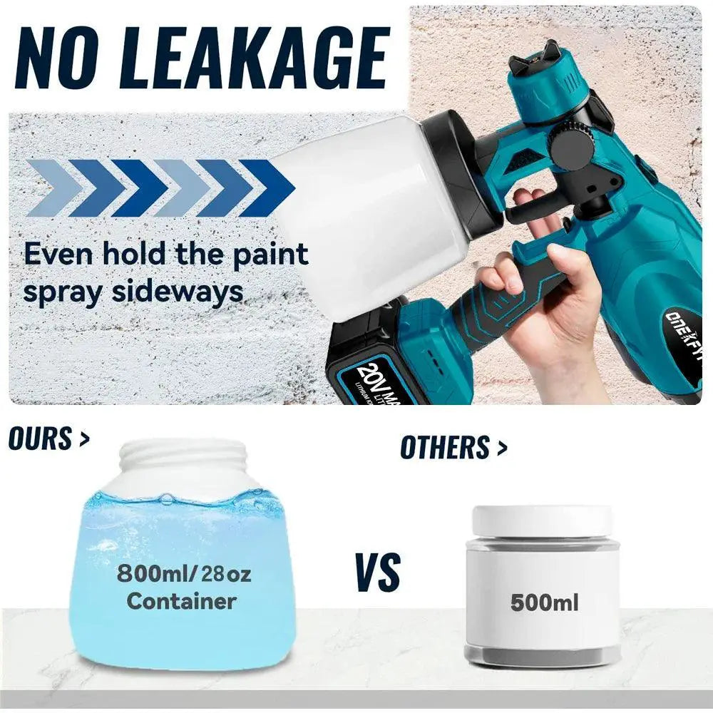 800ML Cordless Electric Paint Sprayer for Makita Tools