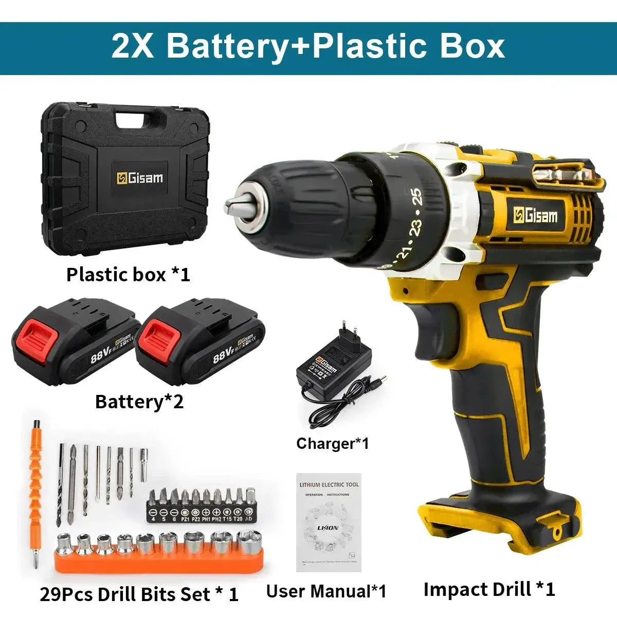 Mini Cordless Drill And Screwdriver Battery Pack -  product image