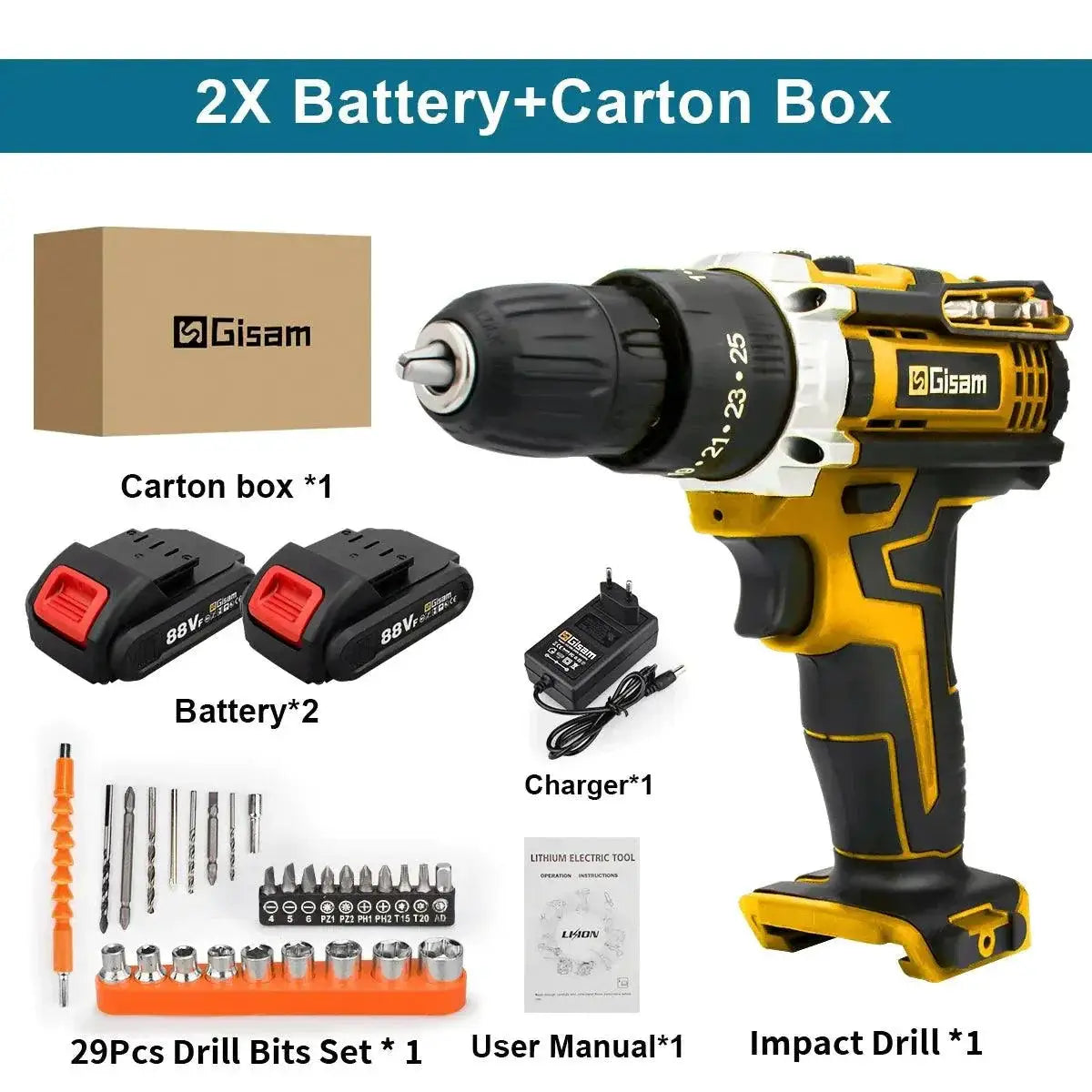 Mini Cordless Drill And Screwdriver Battery Pack -  product image