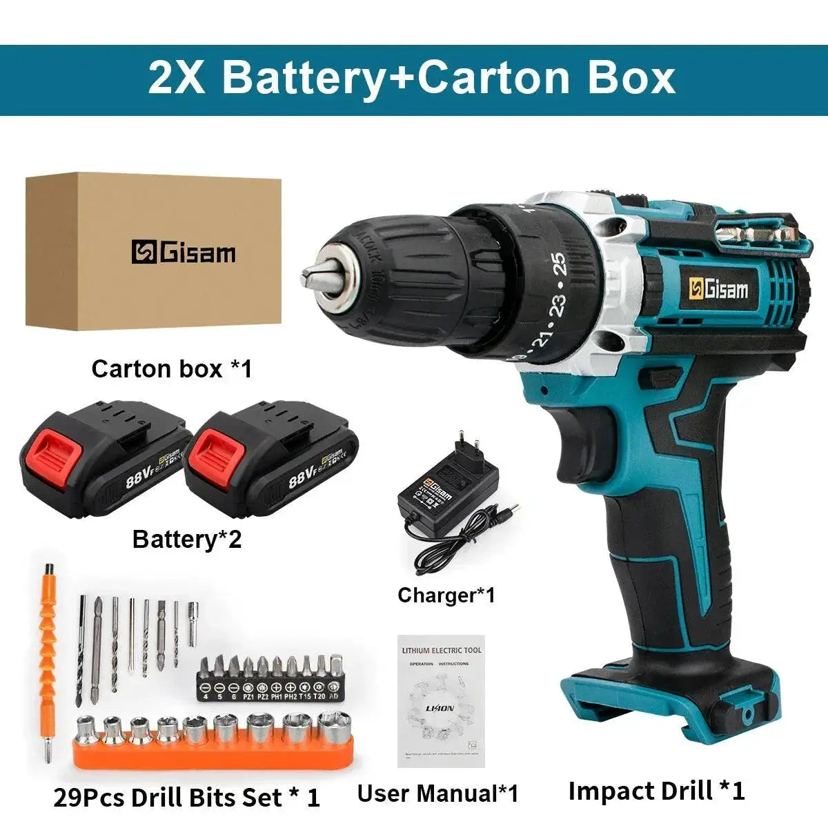 88VF Mini Cordless Drill And Screwdriver Battery Pack