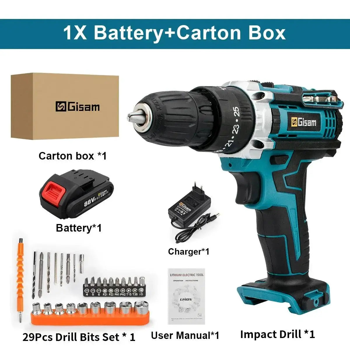 Mini Cordless Drill And Screwdriver Battery Pack -  product image