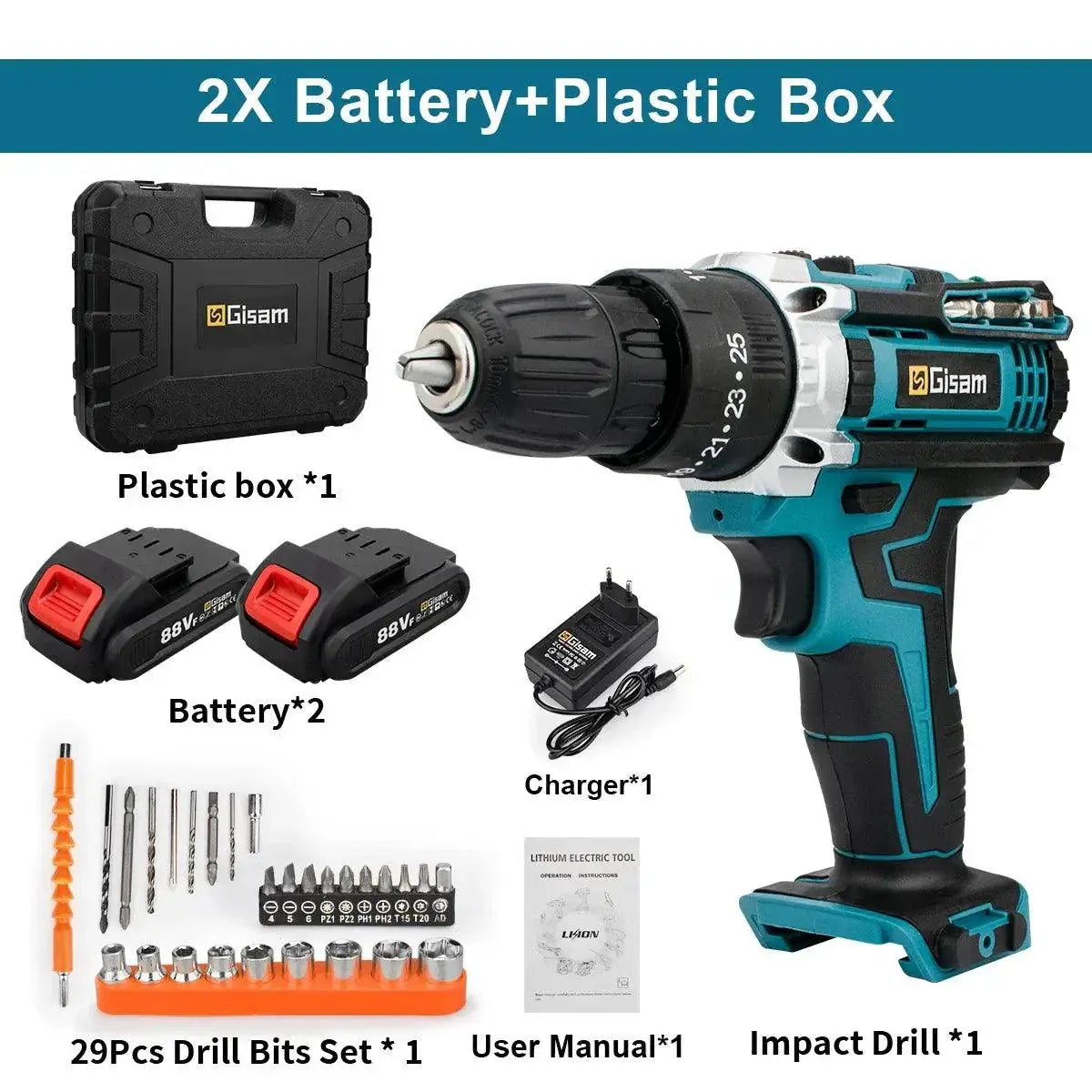 Mini Cordless Drill And Screwdriver Battery Pack -  product image