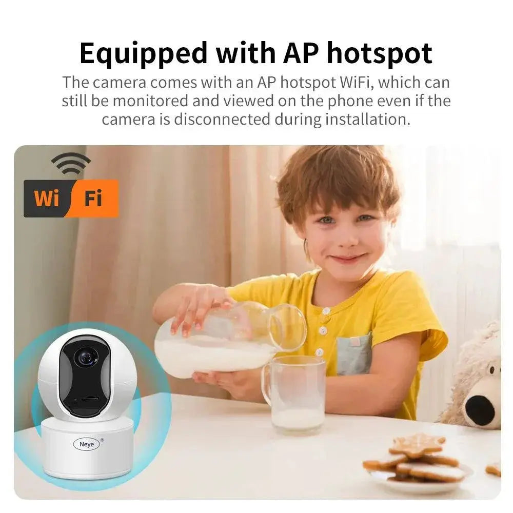 8MP 4K WiFi Dome Security Camera With Night Vision Audio