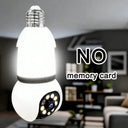8MP E27 Bulb Camera WiFi Dual Audio Smart Tracking Color Night Vision 10X Zoom