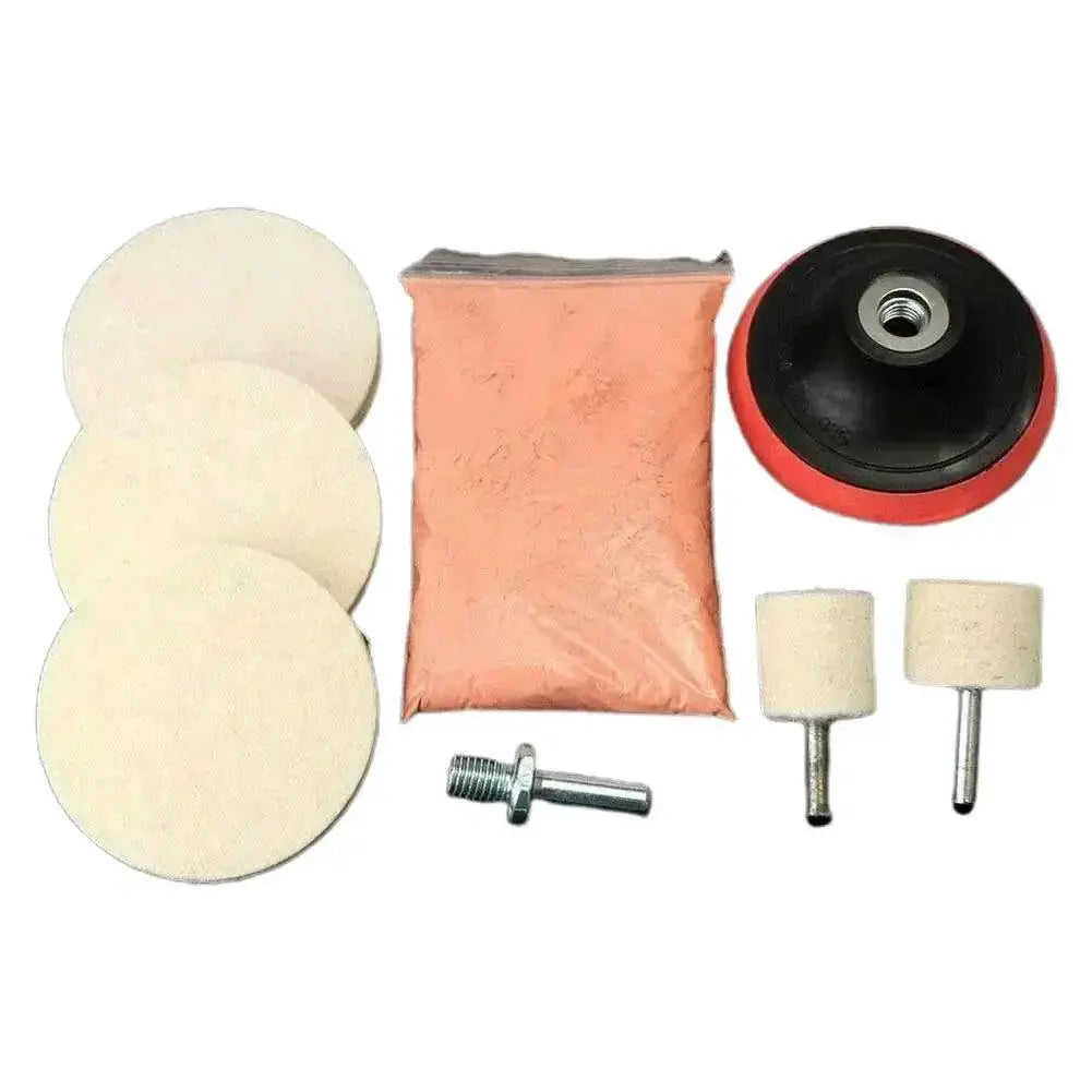 Cerium Oxide Powder Watch Glass Polishing Kit 8Pcs 4 Oz