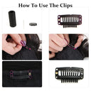 Secure Hair Clips for Wig Extensions
