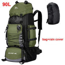 90L Waterproof Hiking Backpack Large Capacity Rucksack
