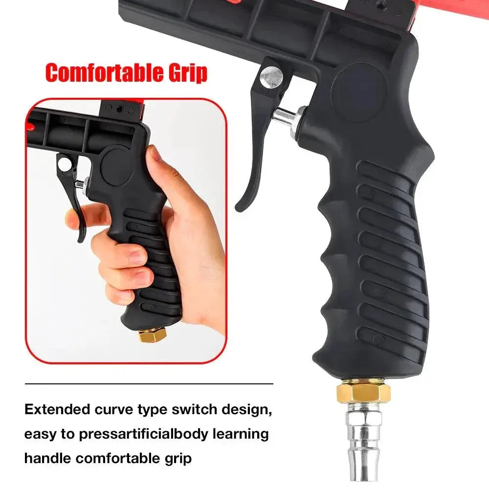 90 Psi Adjustable Pneumatic Sandblasting Gun Portable Tool