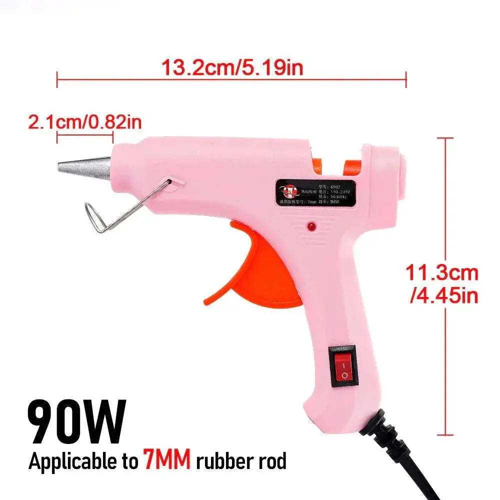 90W Hot Melt Glue Gun With Switch For 7mm Glue Stick