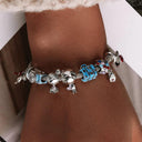 925 Silver Bee Charm Bracelet With DIY Pendants And Beads
