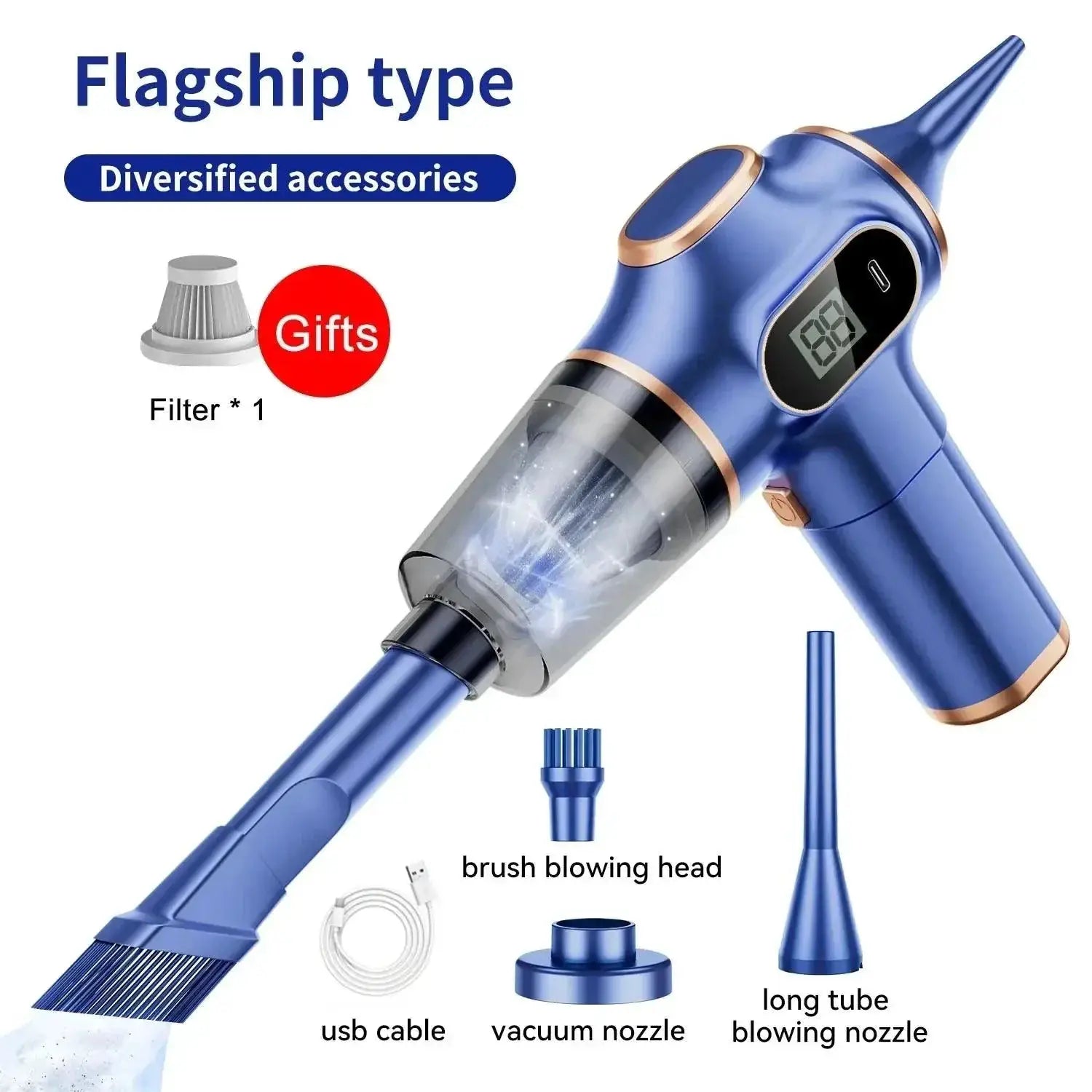 9500000Pa 5 In1 Wireless Vacuum Cleaner Household Portable