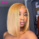 99j Chocolate Brown 13x4 Lace Front Bob Wig Short Hair