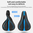 Thick Silicone Bike Saddle Cover Memory Cotton Pad