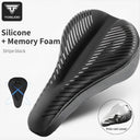 Thick Silicone Bike Saddle Cover Memory Cotton Pad