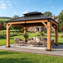 Heavy Duty 10X12 Wood Gazebo Kit