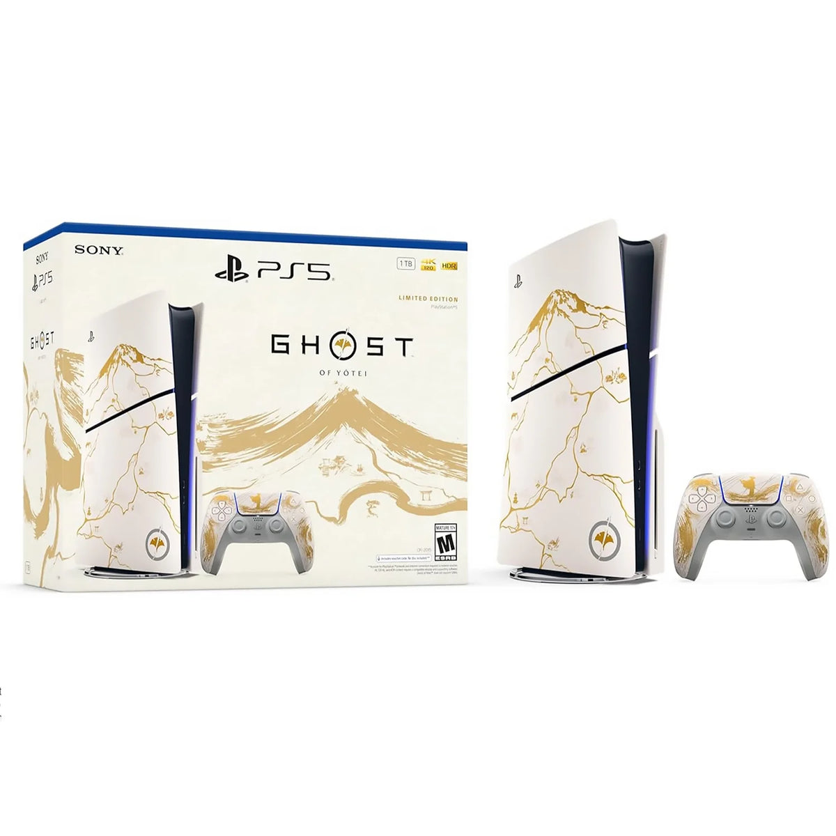 Sony Slim Ghost Yōtei Gold