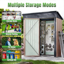 Lockable Metal Outdoor Storage Shed