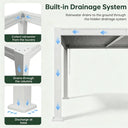 Waterproof Galvanized Steel Gazebo
