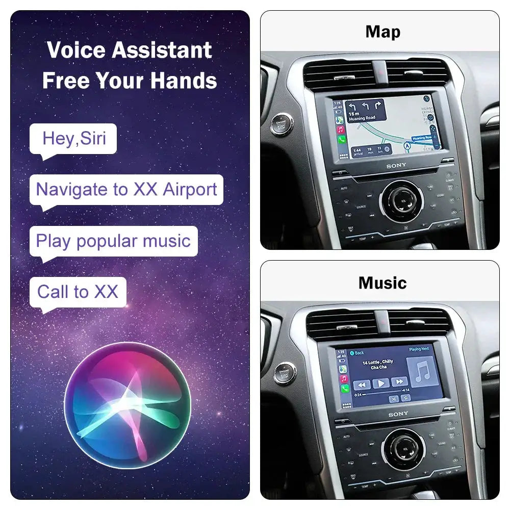 Wireless CarPlay For Ford Explorer Fusion Mondeo Sync 2