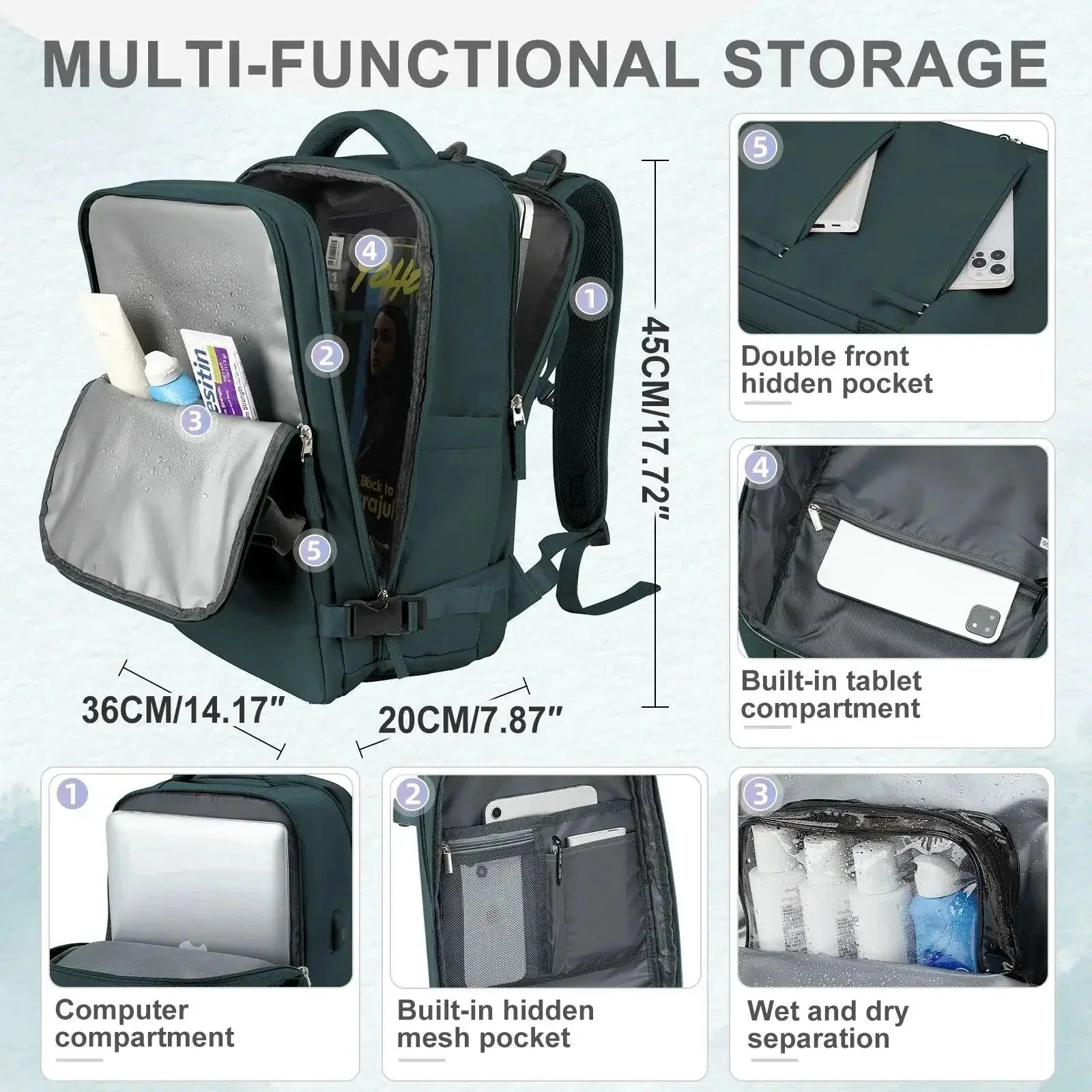 Easyjet Aeroplane Laptop Backpack for Travel Gear Light