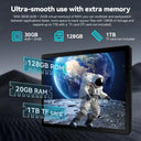 11.5 Inch Tablet PC G9 Octa‑Core A733 Android 15 30GB(6+24GB) RAM 128GB UFS ROM Widevine L1 8400mAh Dual Camera OTG WiFi BT5.3 US Local Warehouse