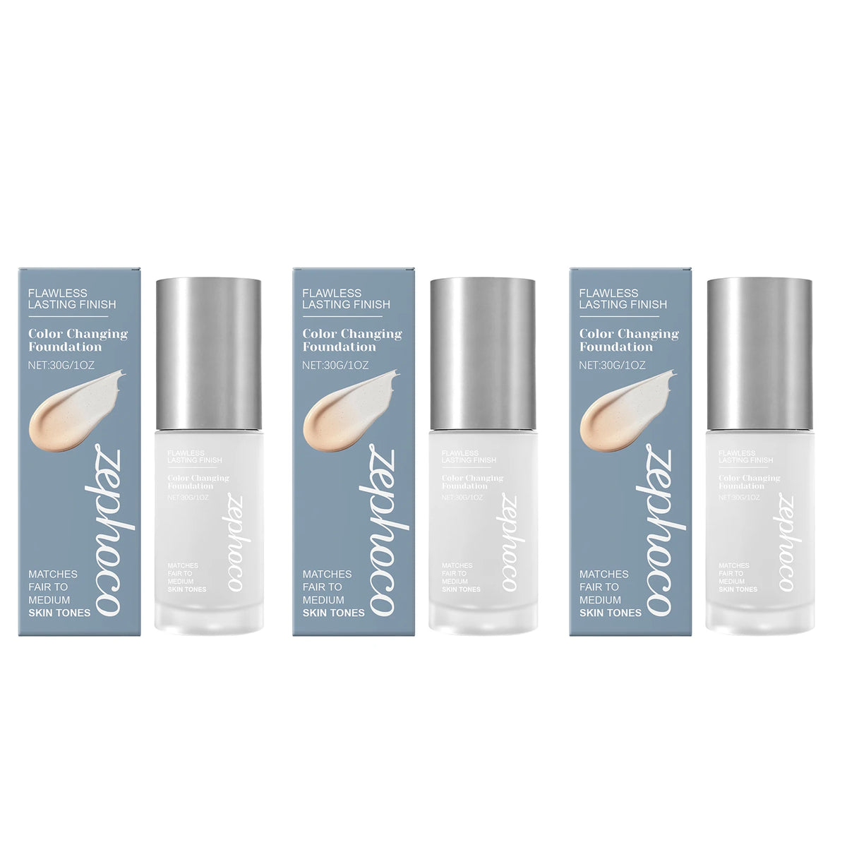 Zephoco Color Changing Foundation Waterproof