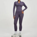 Breathable Women Yoga Set Tracksuit High Waist