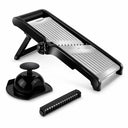 Adjustable Mandoline Slicer with Food Holder, Stainless Steel