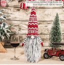 Wine Bottle Covers for Christmas Decor