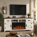 80 Inch Wood Farmhouse TV Console