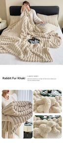 Anti-Pilling Plush Blanket for Home Use