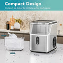 EKOJUCE Countertop Nugget Ice Maker, Portable Pellet Ice Machine