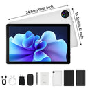 New KB1004L 10.1" IPS Tablet Bundle Android 15 Five‑Core Processor 24(3+21)GB Expanded RAM 32GB Storage Keyboard Mouse Stylus Cover Headphones Widevine L1 5000mAh WiFi Tablet US Stock