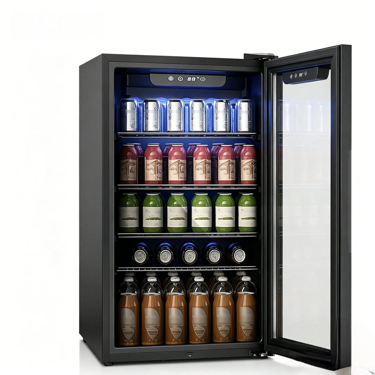 EKOJUCE Beverage Refrigerator and Cooler, Can Mini fridge — product view 1