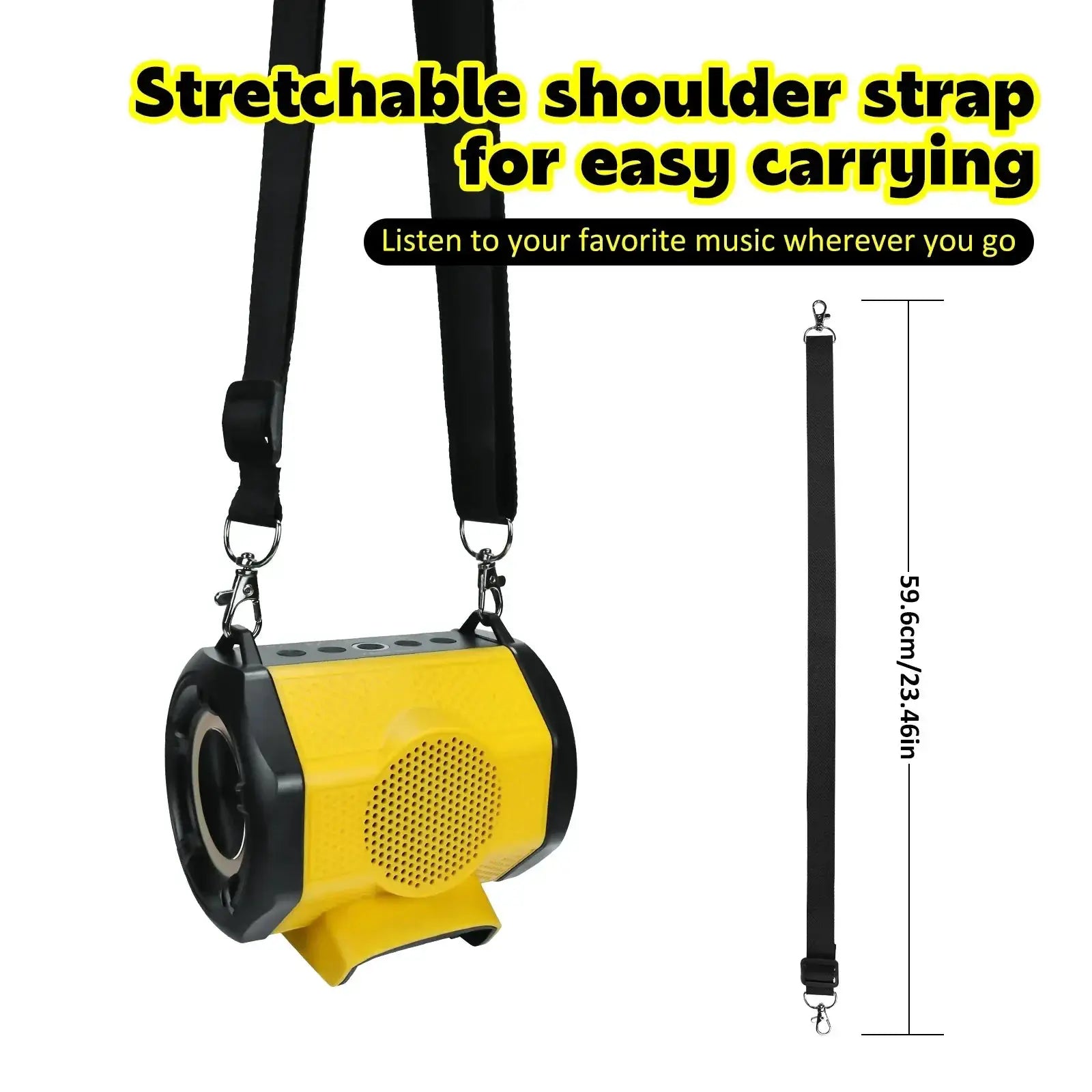 Dewalt 20V Battery Portable Speaker With USB Type C Port