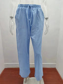 Breathable Cotton Linen Pants for Women