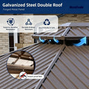 Nordivale 12x16 Metal Gazebo Pavilion