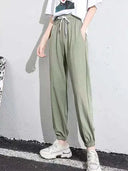 Winter Fleece Harem Joggers Drawstring Women