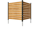 Natural Wood Garden Privacy Screen