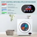 EUHOMY Compact Laundry Dryer Clothes Dryers With Exhaust Pipe
