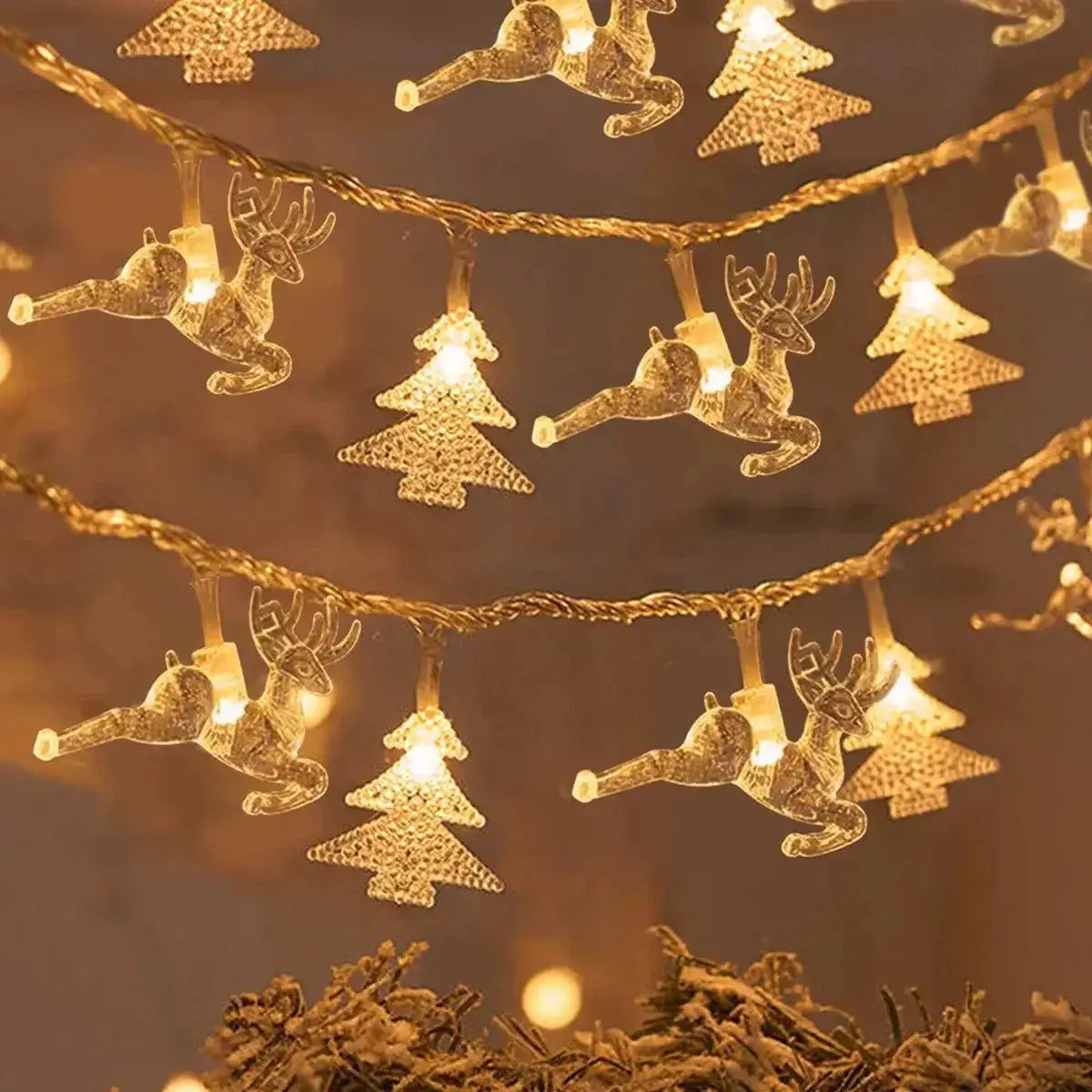 Snowflake LED Fairy Lights For Magical Winter Decor