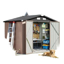 Galvanized Outdoor Storage Shed