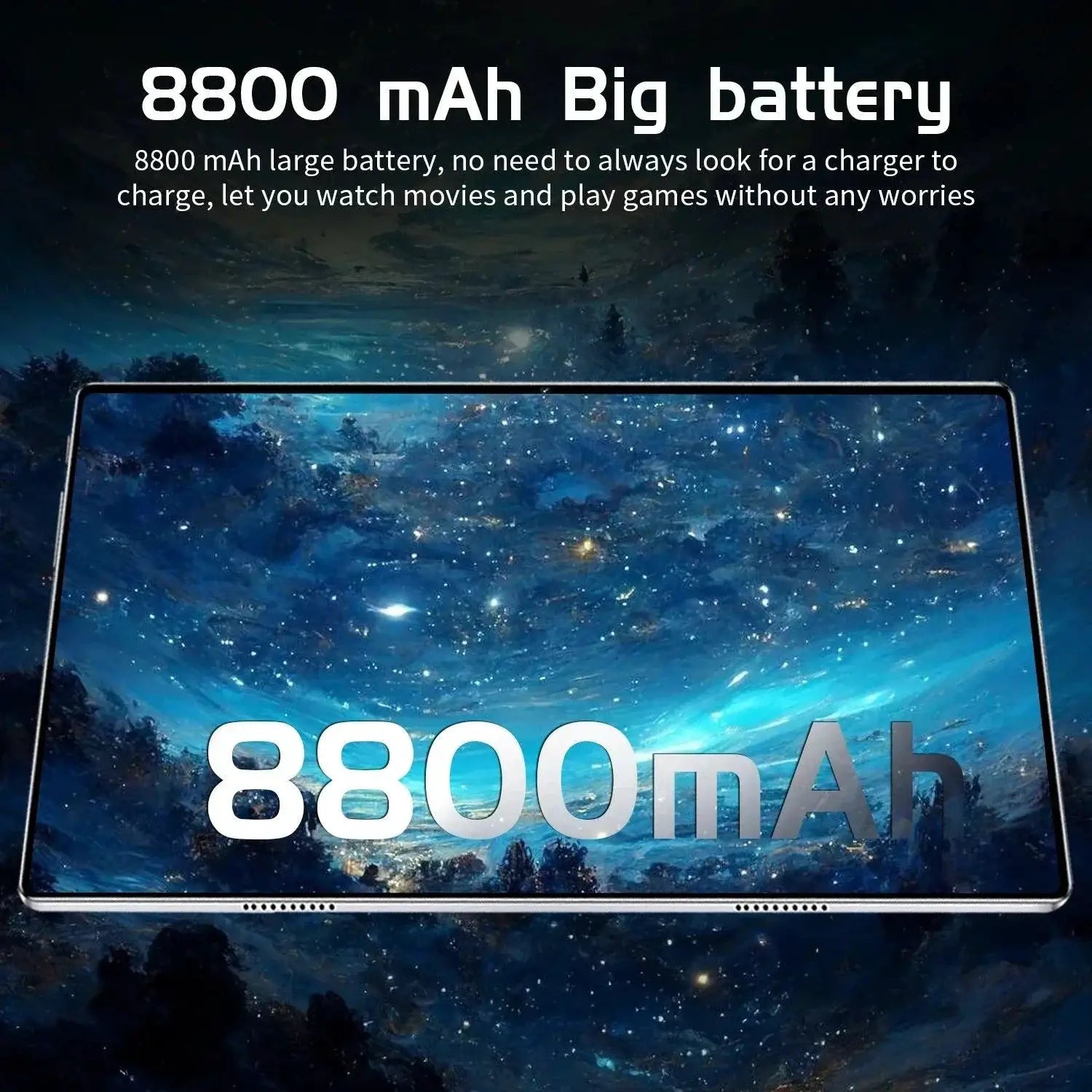 2024 5G Tablet Android 13 16GB RAM 1TB Storage Full HD