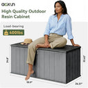 Waterproof 21 Cu Ft Resin Deck Box